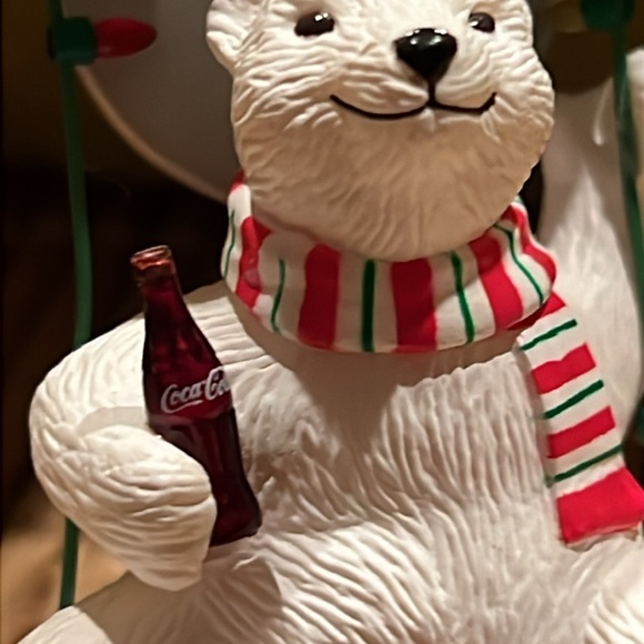 Vintage 1995 Coca Cola Bear Ornament EC no box - Picture 5 of 7